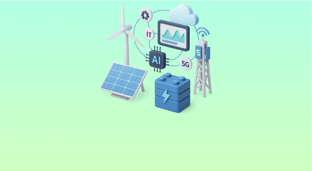 Convergence of IT, OT, AI, and 5G for Renewable Dynamic Markets