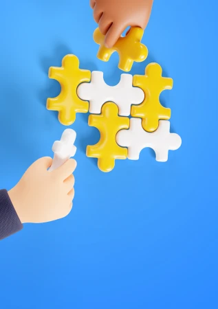 Image of solving a puzzle